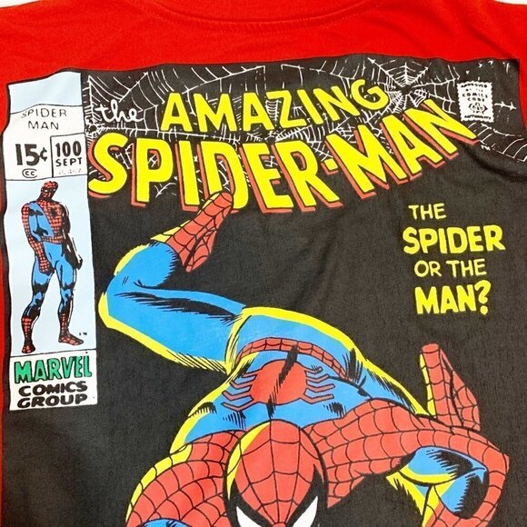 5/$25 Marvel Amazing Spider Man comic book style long sleeve shirt - Picture 8 of 9